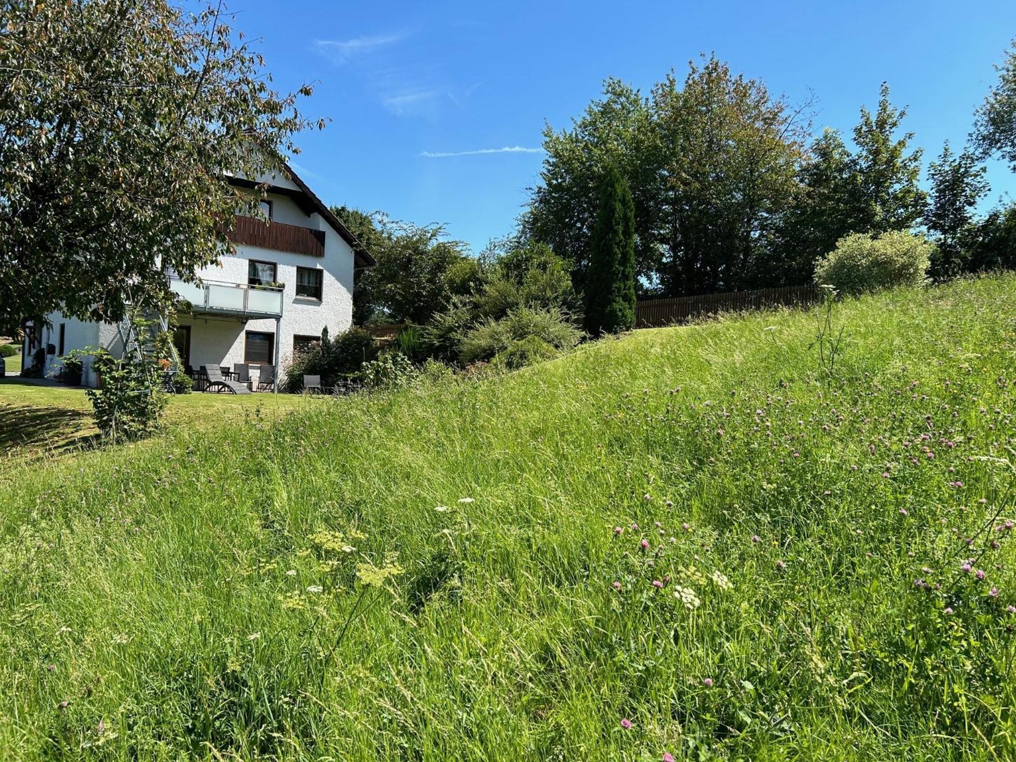 Ruhige Ferienwohnung Mit Terrasse Fuer 2 Personen Vohenstrauss Bagian luar foto